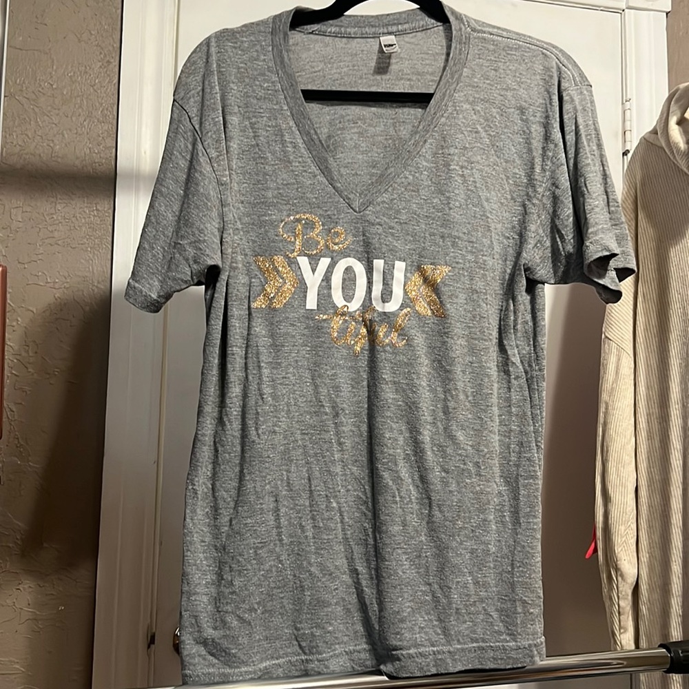 Graphic Glitter Tee size Medium!